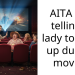 Man Shushes Noisy Lady In The Cinema, Lady Yells Back At Him And Gets Kicked Out