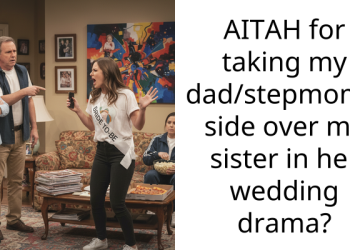 Man Accused of Betrayal for Saying to His Ent*tled Sister That Their Stepmom Deserves to Be at Her Wedding