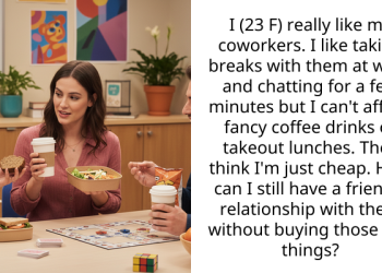 Broke Single Mother Asks How To Hang Out With Her Coworkers Without Feeling Weird As She Cannot Afford Expensive Meals And Drinks