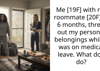 Redditor In Disarray After Returning From Medical Leave To Discover That Roommate Has Thrown Out Her Belongings