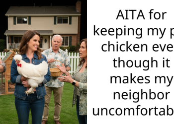 Redditor Gets Applauded For Refusing To Get Rid Of Her Pet Chicken Because It Makes Her Neighbor Uncomfortable