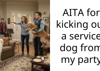 Party Host Has Regrets About Kicking Out Cousin and Misbehaving PTSD Service Dog