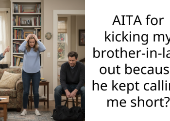 Woman Gets Fed Up With Her BIL’s Joke About Her Being Short And Kicks Him Out, Husband Gets Annoyed At Her