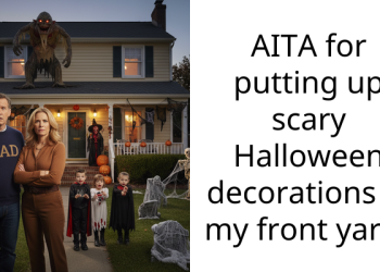 Neighborhood Divided After Homeowner’s Halloween Decorations Frighten Toddlers