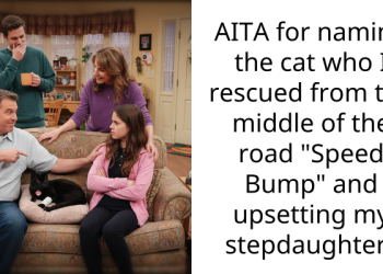 Man Upsets Stepdaughter With The Funny Name He Gave A Rescued Cat