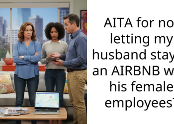 Wife Upset With Husband For Involving Female Employee In Attempt To Convince Her to Allow His Stay At Airbnb With Team