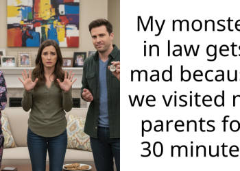 Mother-In-Law Furious When Son and Daughter-In-Law Spend 30 Minutes with Her Family Instead of Accepting Her Invite, Despite Seeing Her Regularly