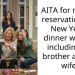 Man Gets Univited From Family New Year’s Dinner After Refusing To Pay For His Own Food