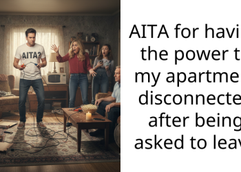 AITA for having the power to my apartment disconnected after being asked to leave