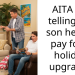 AITA for telling my son he can pay for a holiday upgrade?