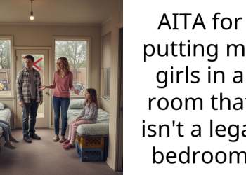 AITA for putting my girls in a room that isn’t a legal bedroom