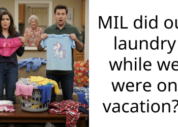 MIL did our laundry while we were on vacation??