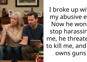 I broke up with my abusive ex. Now he won’t stop h***ssing me, he threatens to k**l me, and he owns guns
