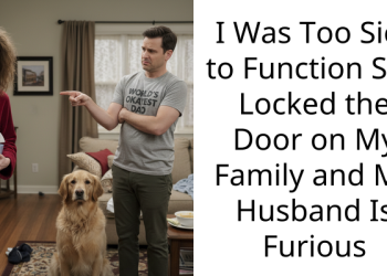 I Was Too Sick to Function So I Locked the Door on My Family and My Husband Is Furious