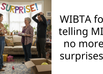 WIBTA for telling MIL no more surprises?