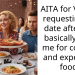 AITA for Venmo requesting my date after she basically used me for content and expensive food?