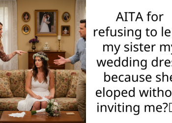 AITA for refusing to lend my sister my wedding dress because she eloped without inviting me?