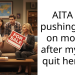 AITA for pushing back on moving after my wife quit her job?