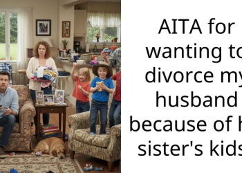 AITA for wanting to divorce my husband because of his sister’s kids?