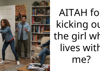 AITAH for kicking out the girl who lives with me?