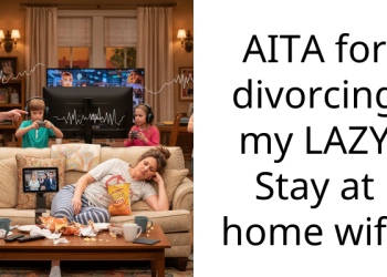 AITA for divorcing my LAZY Stay at home wife