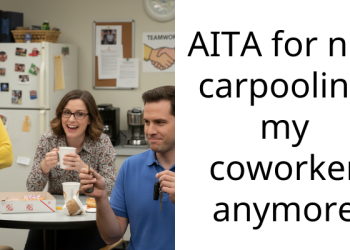AITA for not carpooling my coworker anymore