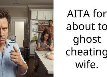 AITA for about to ghost cheating wife.
