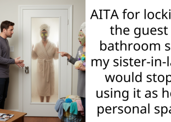 AITA for locking the guest bathroom so my sister-in-law would stop using it as her personal spa?
