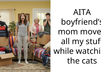 AITA boyfriend’s mom moved all my stuff while watching the cats