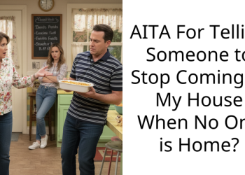 AITA For Telling Someone to Stop Coming to My House When No One is Home?
