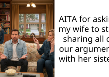 AITA for asking my wife to stop sharing all of our arguments with her sister?