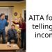 AITA for not telling my income?