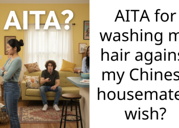 AITA for washing my hair against my Chinese housemate’s wish?