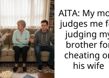 AITA: My mom judges me for judging my brother for cheating on his wife