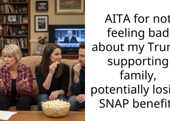 AITA for not feeling bad about my Trump supporting family, potentially losing SNAP benefits