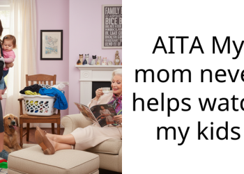 AITA My mom never helps watch my kids