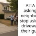 AITA for asking my neighbour to stop using my driveway for their guests?