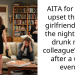 AITA for being upset that my girlfriend spent the night at her drunk male colleague’s place after a work event?