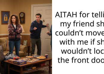 AITAH for telling my friend she couldn’t move in with me if she wouldn’t lock the front door?