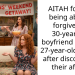 AITAH for not being able to forgive my 30-year-old boyfriend and my 27-year-old cousin after discovering their affair?