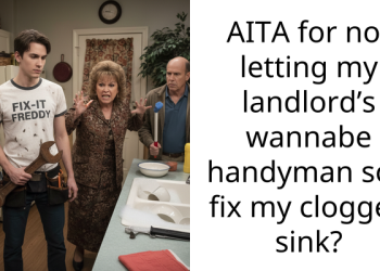 AITA for not letting my landlord’s wannabe handyman son fix my clogged sink?