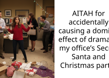 AITAH for accidentally causing a domino effect of drama at my office’s Secret Santa and Christmas party?