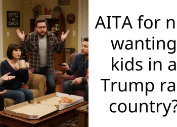 AITA for not wanting kids in a Trump ran country?