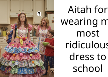 Aitah for wearing my most ridiculous dress to school