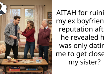 AITAH for ruining my ex boyfriend’s reputation after he revealed he was only dating me to get close to my sister?