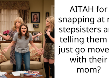 AITAH for snapping at my stepsisters and telling them to just go move in with their mom?