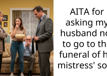 AITA for asking my husband not to go to the funeral of his mistress’ son?