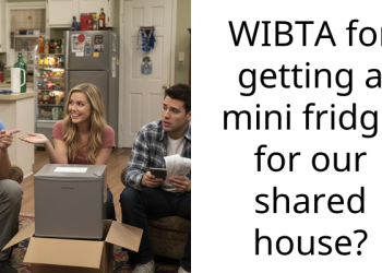 WIBTA for getting a mini fridge for our shared house?
