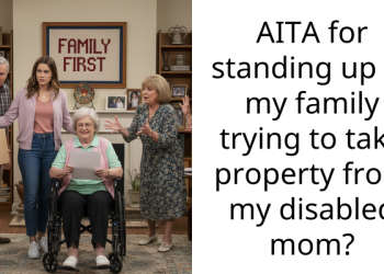 AITA for standing up to my family trying to take property from my disabled mom?