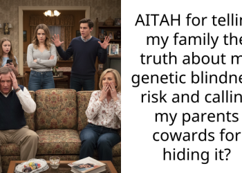 AITAH for telling my family the truth about my genetic blindness risk and calling my parents cowards for hiding it?